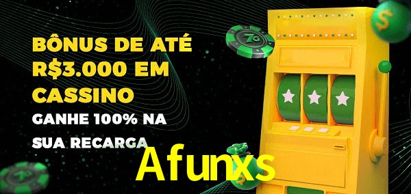 Afunxs melhor bônus de depósito